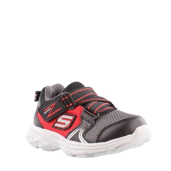 BRAND NEW boy toddler Skechers swift blast Velcro shoes size 5 - Picture 1 of 7